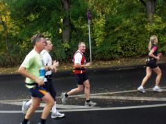 Unterwegs beim 13. Köln Marathon