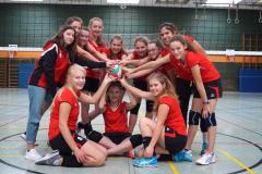Die U18-Volleyball-Damenmannschaft des TSV Herdecke in der Saison 2017/18