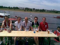 Die Teilnehmer des TSV beim Düsseldorf-Marathon 2011